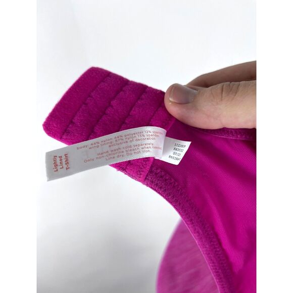 Cacique Fuschia Pink Lightly Lined T-Shirt Bra size 38DDD - Picture 5 of 5